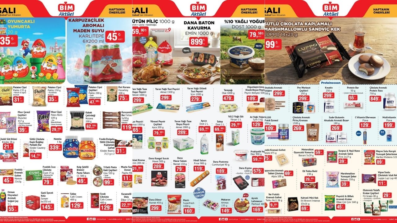 BİM Çıldırdı! 17 Şubat’ta İndirim Yağmuru Var