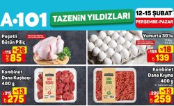 A101’den kuşbaşı, kıyma, tavuk ve 30’lu yumurtada dev indirim